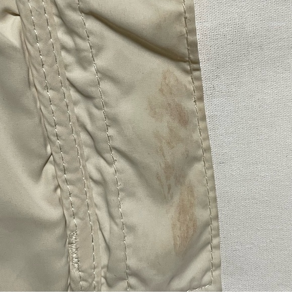 WOOLRICH WOMENS FULL ZIP FLEECE LINED QUILTED JACKET SIZE M COLOUR CREAM - Picture 16 of 16